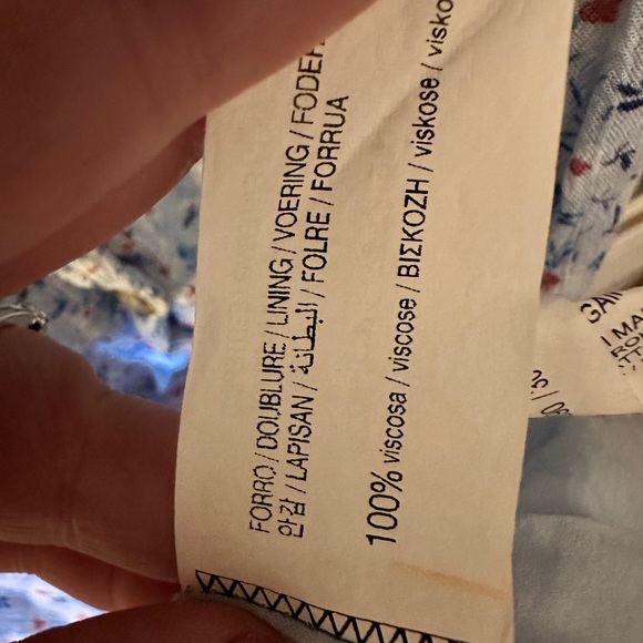 SOLD “Pull and Bear” Floral Open Tier Dress Button Up - Picture 6 of 6